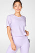 PIA POWERTOUCH LIGHT TWIST BACK S/S TEE - SKY PURPLE